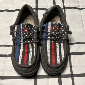 Patriotic Hey Dudes with Stars and Stripes